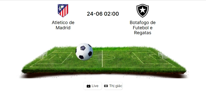 SOI Kèo nhà cái OK9 Atletico Madrid vs Botafogo