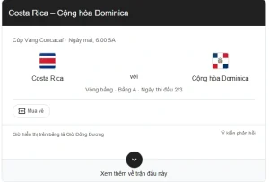 Nhận định và soi kèo Costa vs CH Dominica