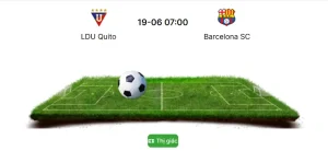 Nhận định, soi kèo bóng đá LDU Quito vs Barcelona SC