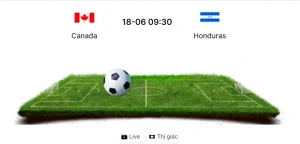 Soi kèo Canada vs Honduras